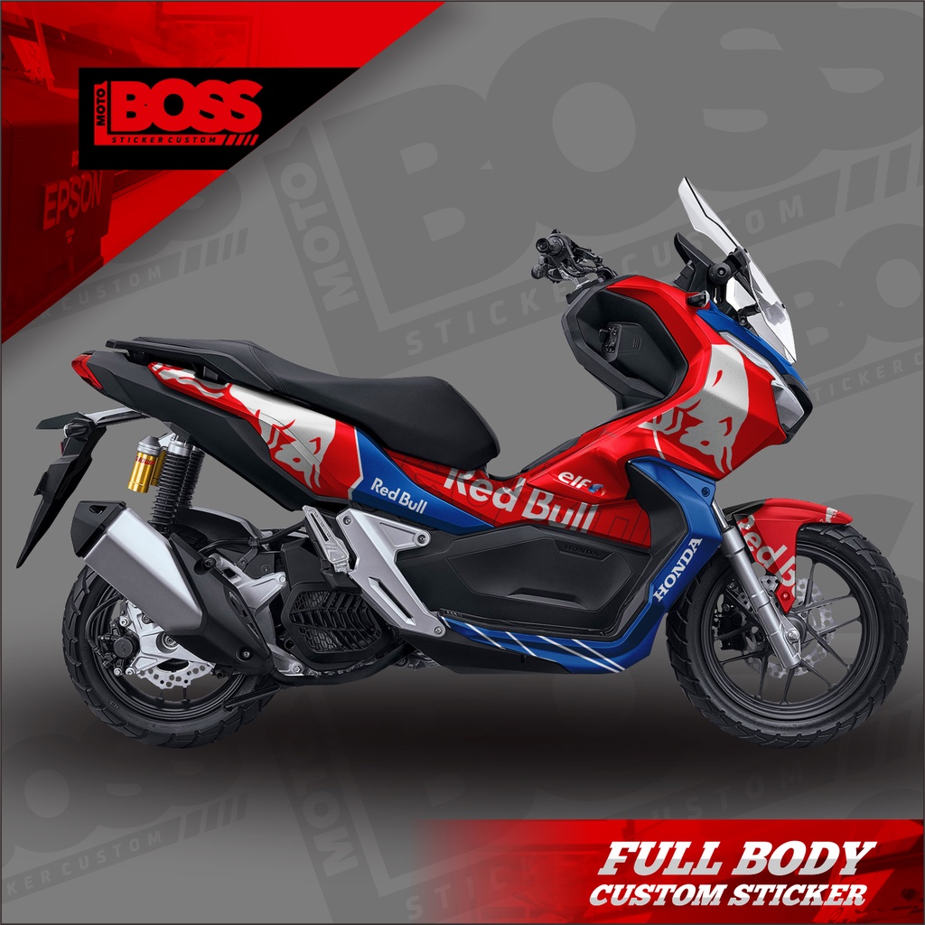 Honda ADV 150 Full Body Decal Sticker with redbull Motif | Shopee ...