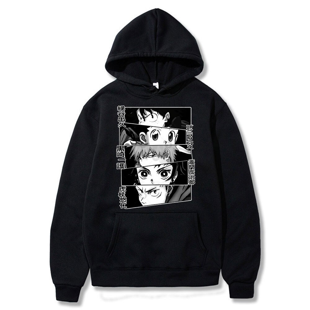 Anime Bleach Ichigo Kurosaki My Hero Academia Hoodie Manga Hunter X