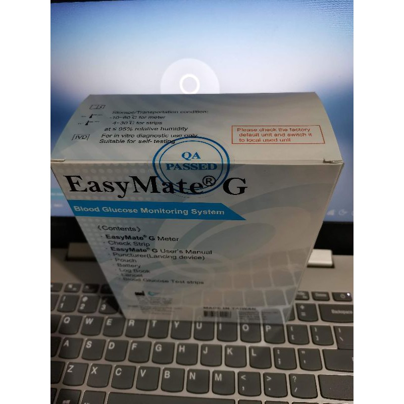 Easymate Glucometer (Complete Set) | Shopee Philippines