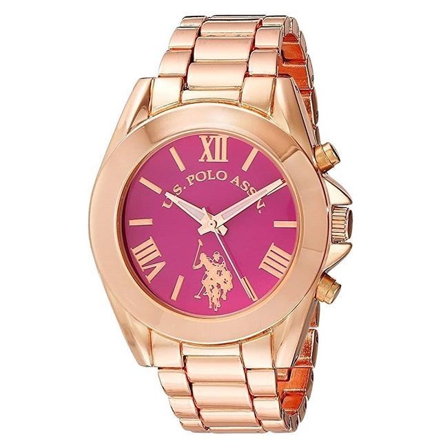 Us polo assn hotsell watch women's rose gold