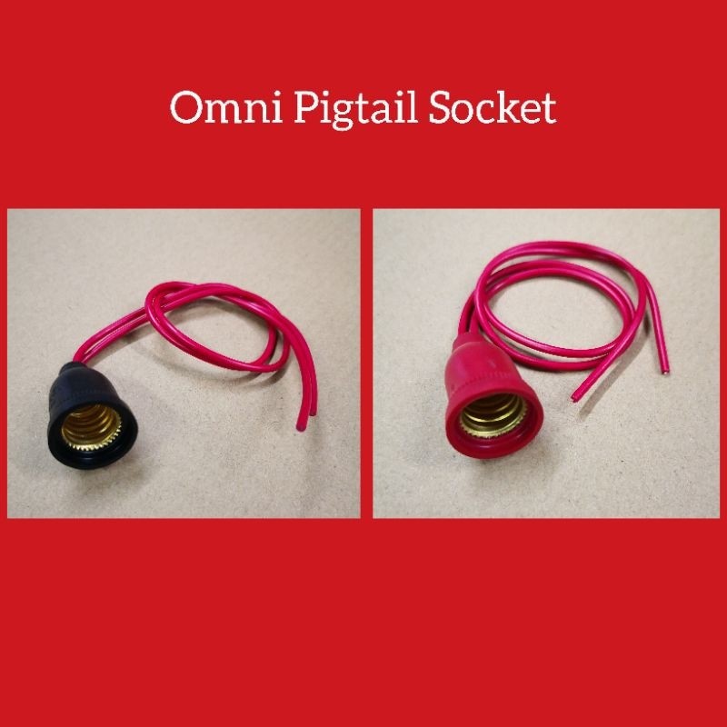 Omni Pig Tail Socket E12 | Shopee Philippines
