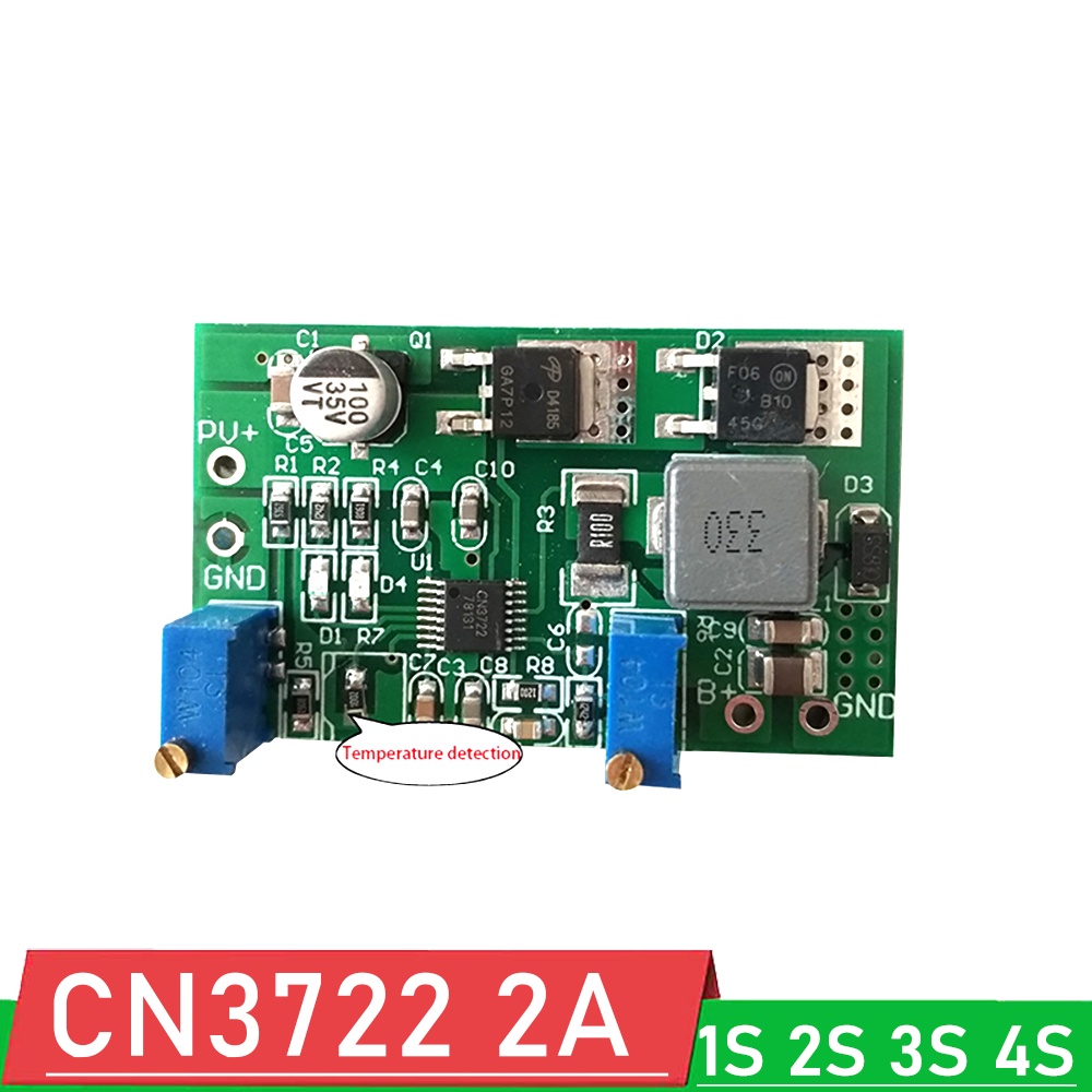 CN3722 2A Charging module MPPT Solar Panel Controller 1S 2S 3S 4S 12V ...