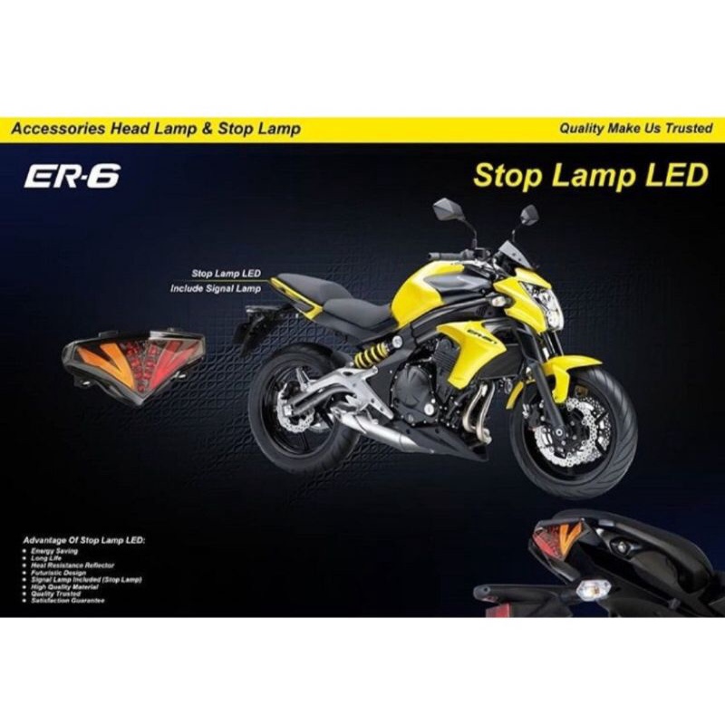 Stop Lamp Stop Lamp 3in1 Kawasaki Ninja ER6N Ninja 650 ER6 JPA Original Shopee Philippines