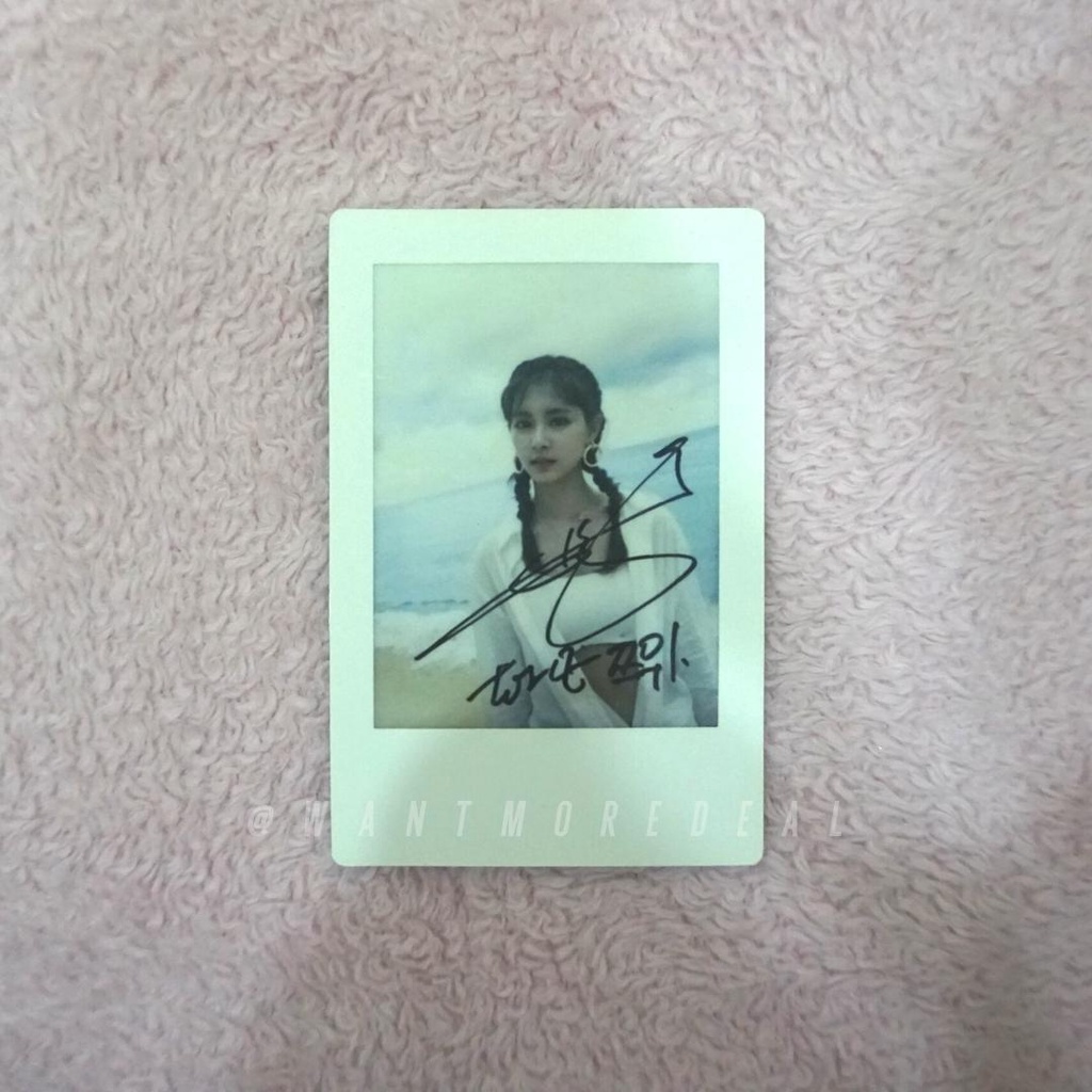 Genuine Photocard Monograph Summer Night Tzuyu Shopee Philippines