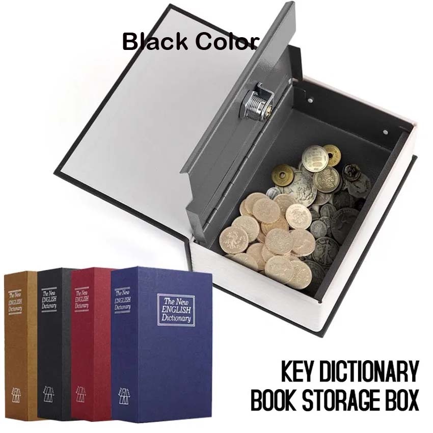 Mini Cash Money Jewelry Storage Key Locker Safe Box Dictionary Book ...