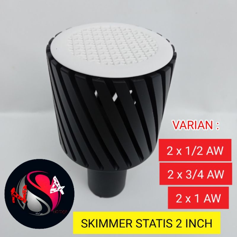 2 INCH Static SKIMMER/MINI SKIMMER/AQUARIUM SKIMMER/KOI Pond SKIMMER