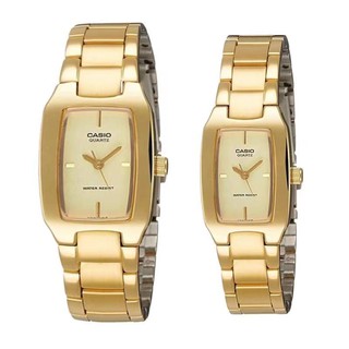 Casio gold shop square watch