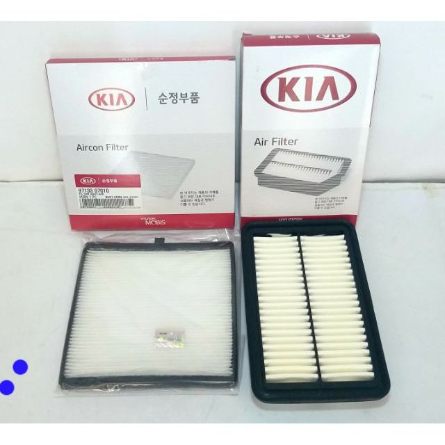 Kia Picanto 2011 to 2017 model aircon/cabin and air/engine filter ...