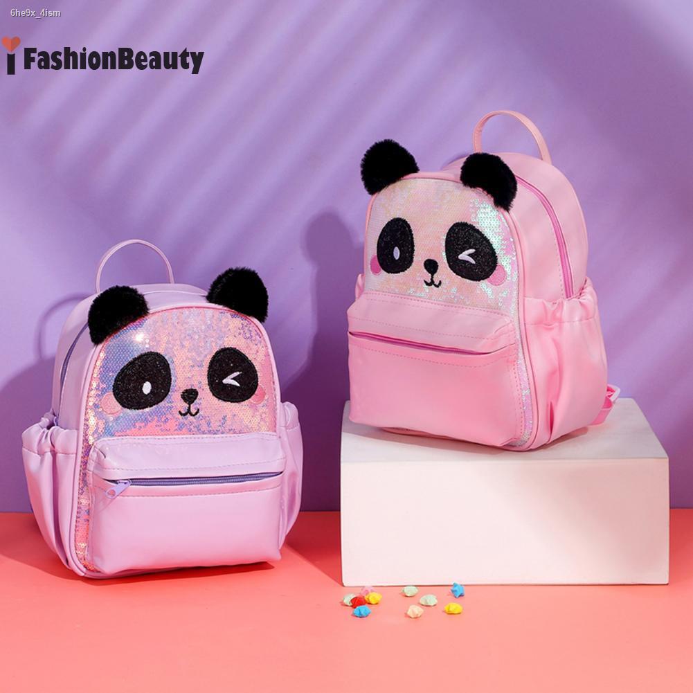 Sequin panda backpack hot sale