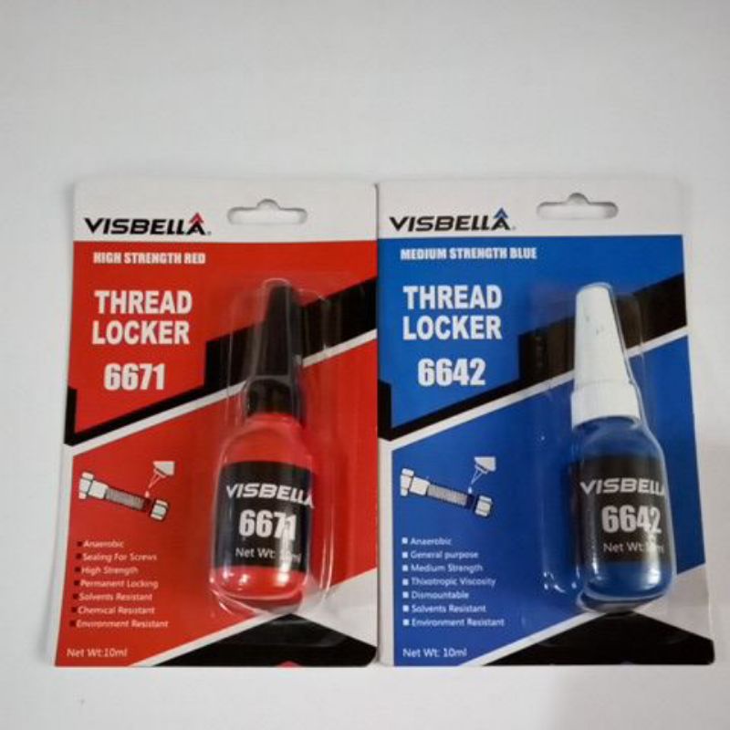 VISBELLA Threadlocker BLUE Medium Strength 6642 VISBELLA Threadlocker