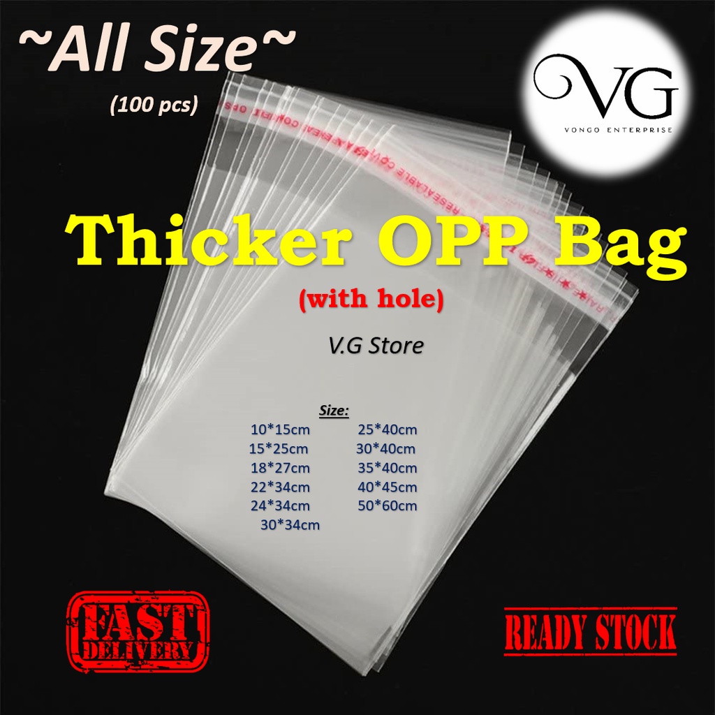 OPP Plastic bag baju packing Balut tshirt Self Adhesive Plastik Beg ...