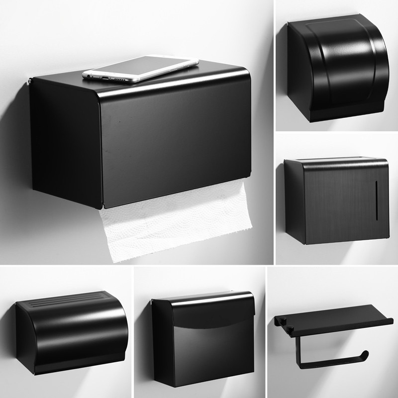Free Punching Bathroom Rack Tissue Box/Aluminum Home Tissue Rack ...