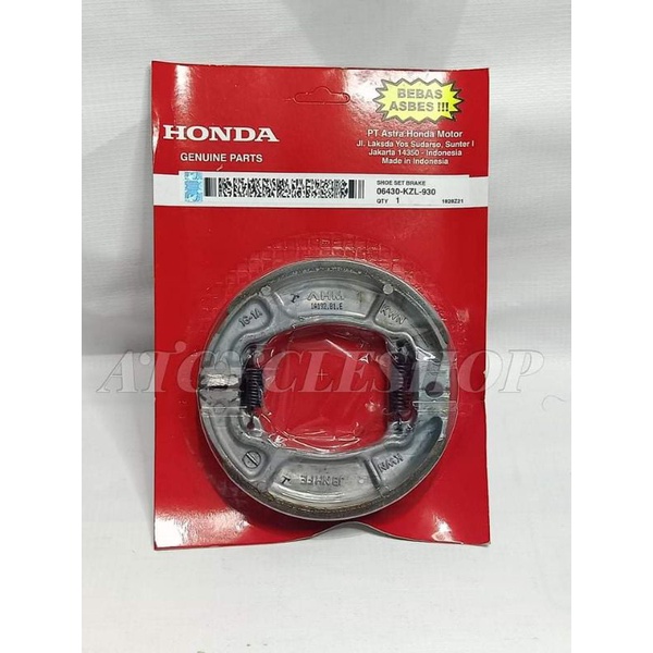 GENUINE BRAKE SHOE SET FOR HONDA CLICK 125/150i V2 GAME CHANGER