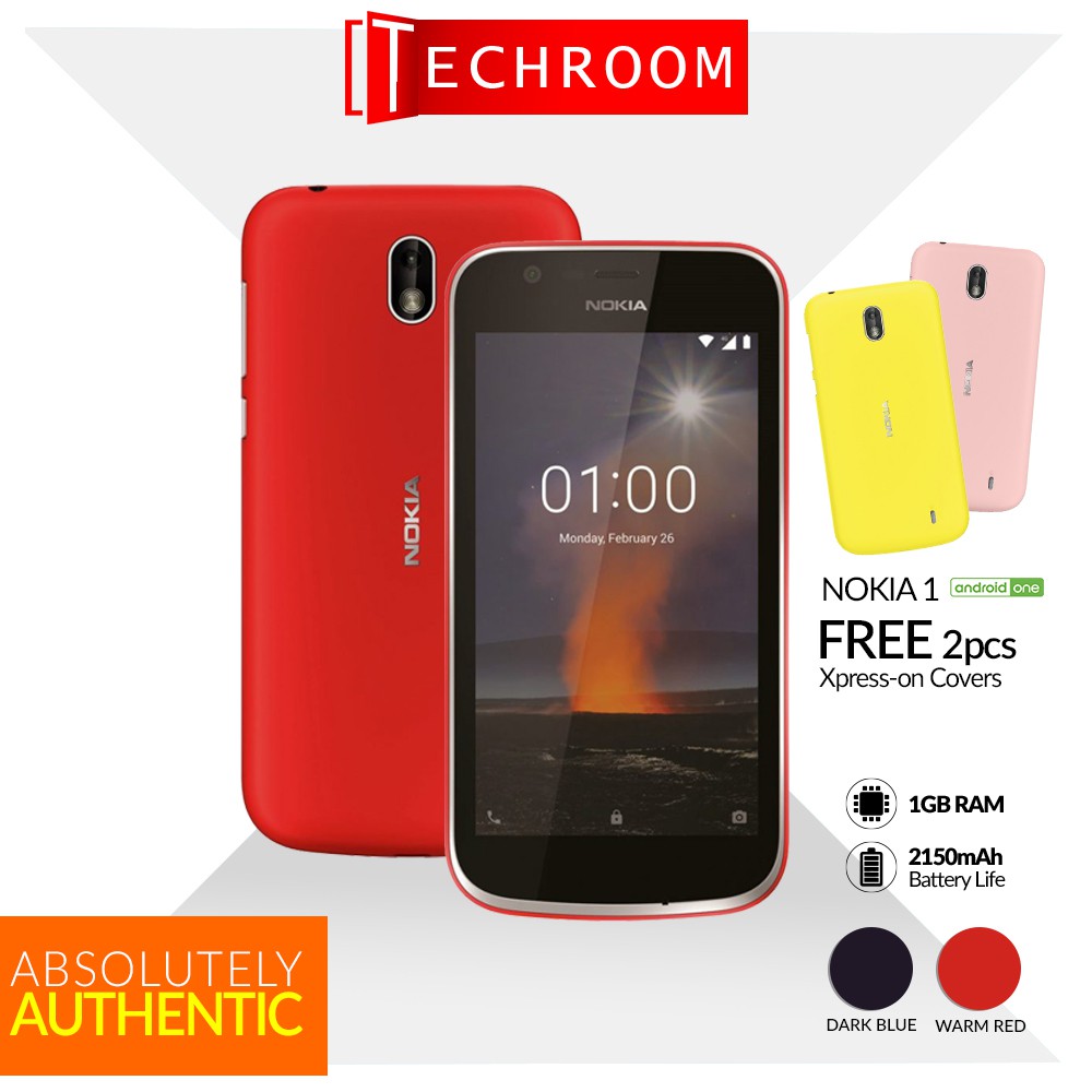 NOKIA 1 (Android One Powered) + FREE XPRESS-ON COVERS | Shopee Philippines