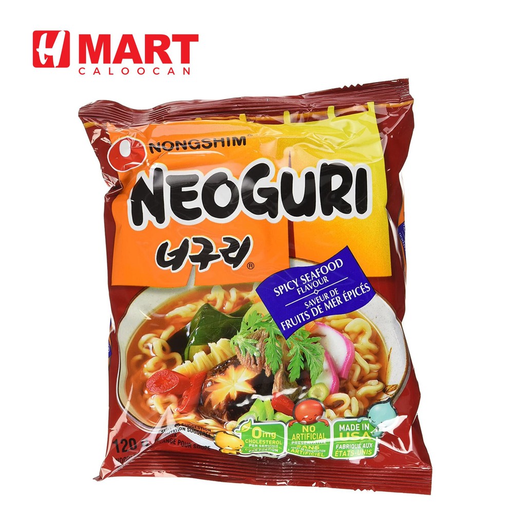 Nongshim Neoguri Spicy Seafood 120g | Shopee Philippines