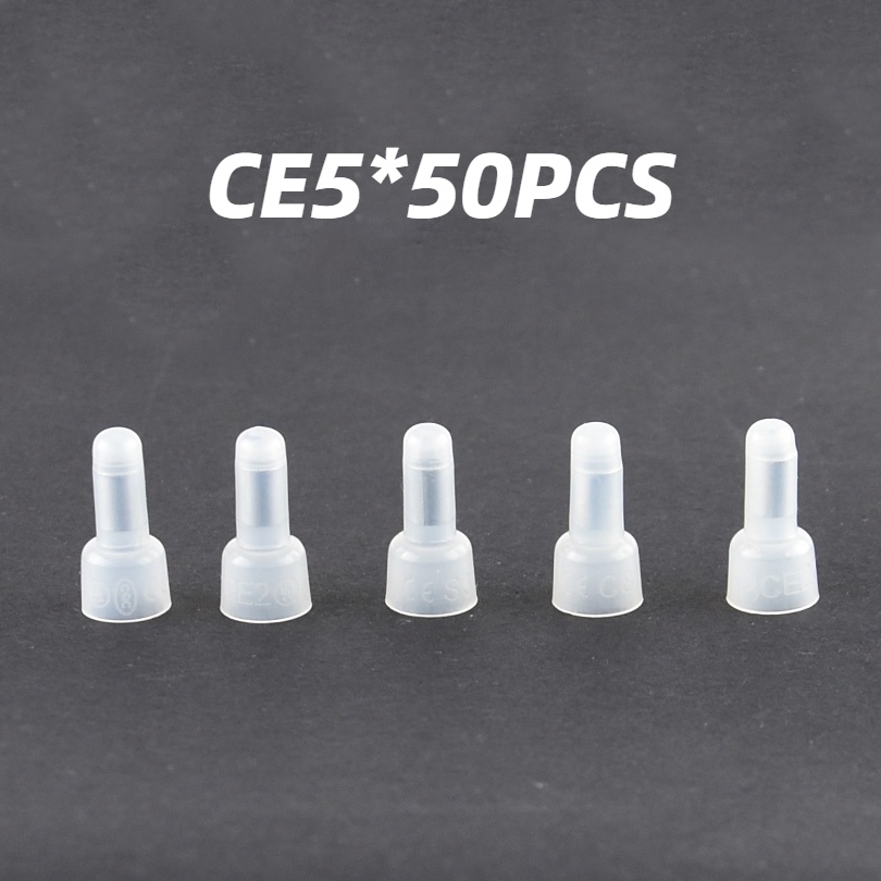 50/100PCS CE1 CE2 CE5 Closed End Crimp Caps Electrical Wire Cable ...