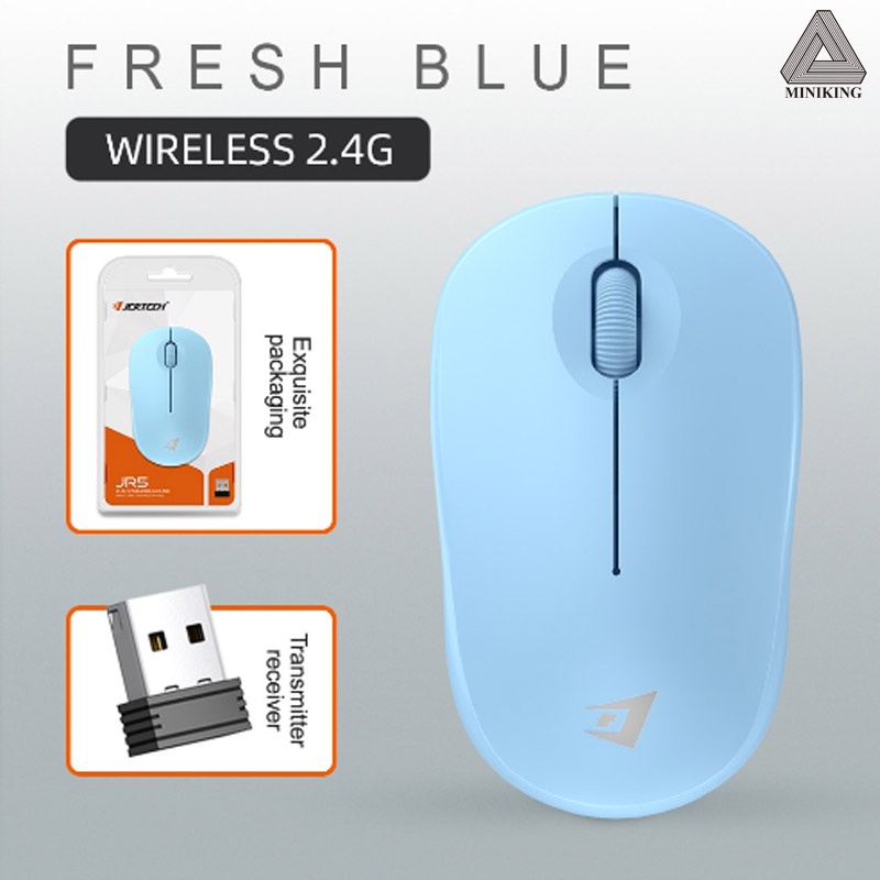 Jr5 2.4G USB Wireless Mouse Ergonomic Mice For Computer PC Laptops Pro ...