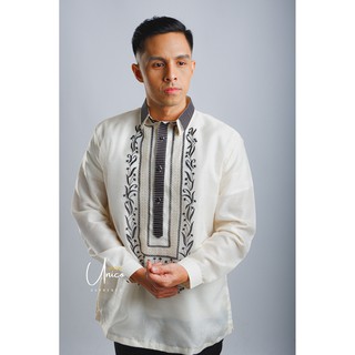Barong Tagalog for Men Piña Organza with Lining Centennial Design ...