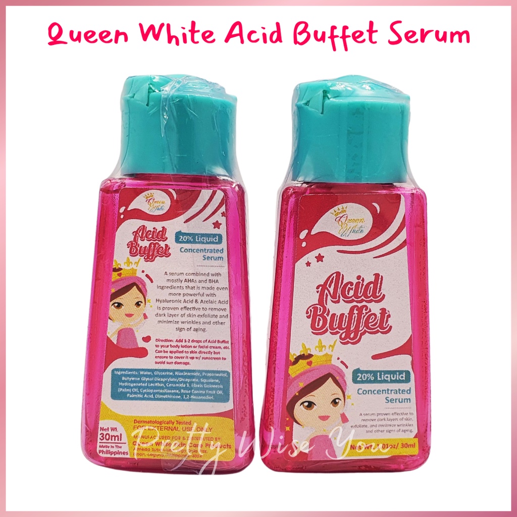 Queen White Acid Buffet Serum 30ml | Shopee Philippines