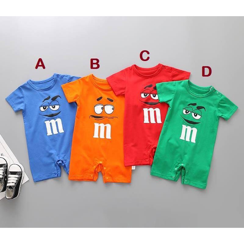 M&m baby romper best sale