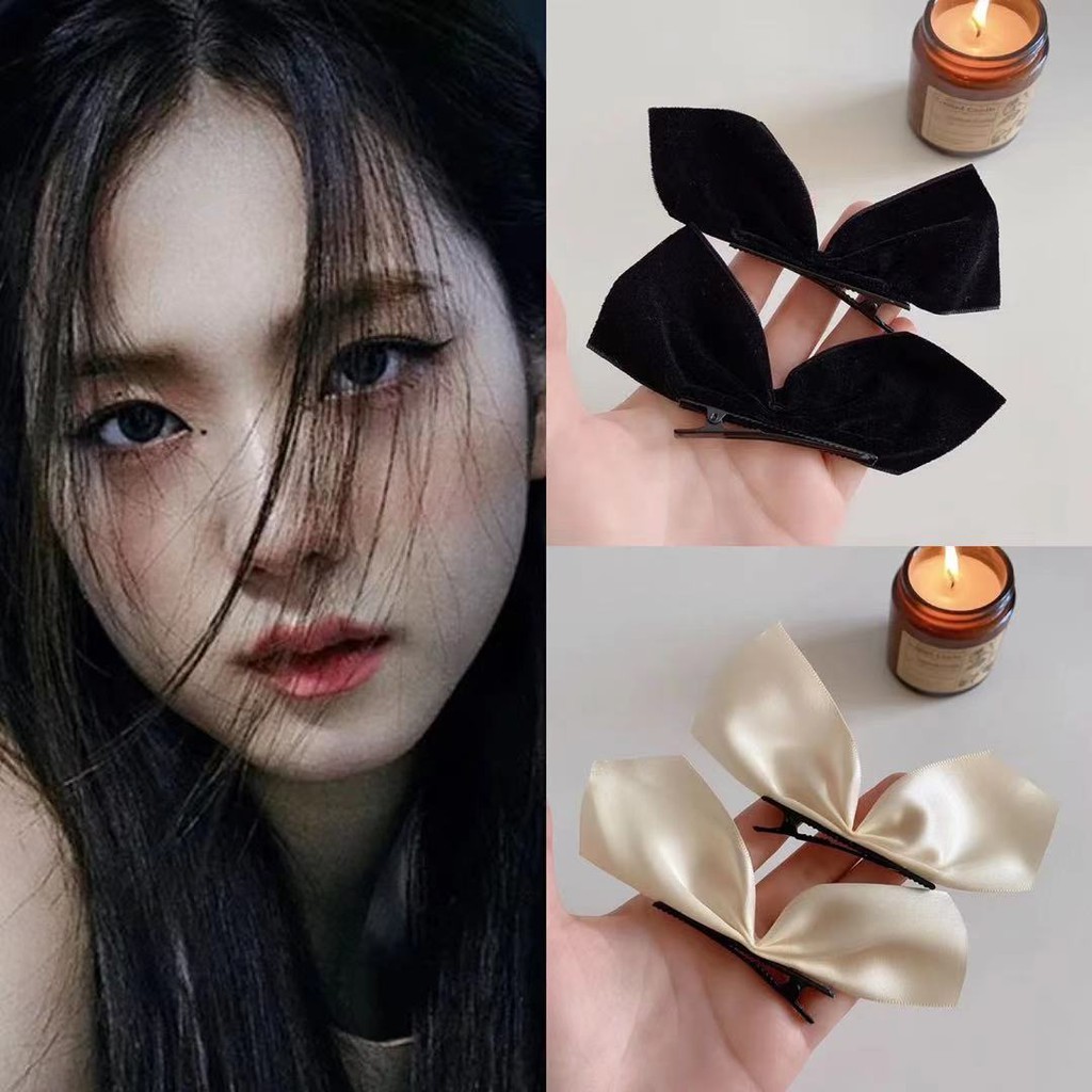 Blackpink Jisoo Ribbon Side Hair Clip (A22) Shopee Philippines