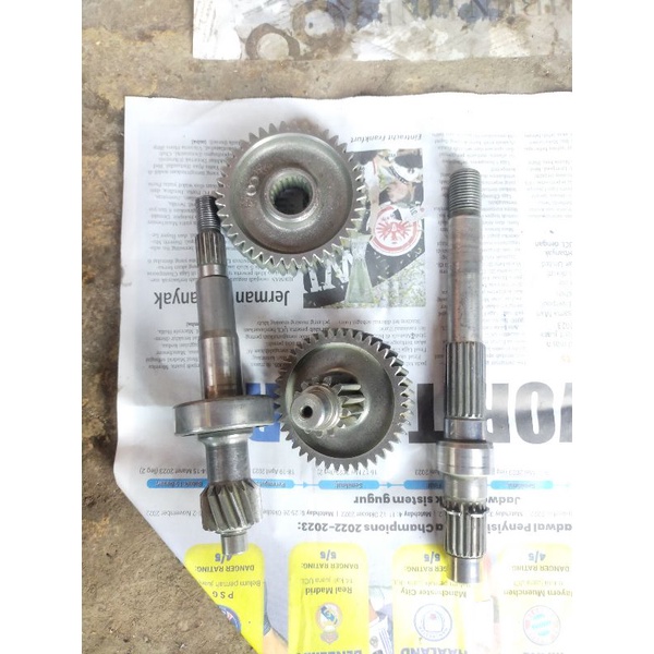 Gear ratio gear box kymco benson matick 125 150 Transmission gear box ...
