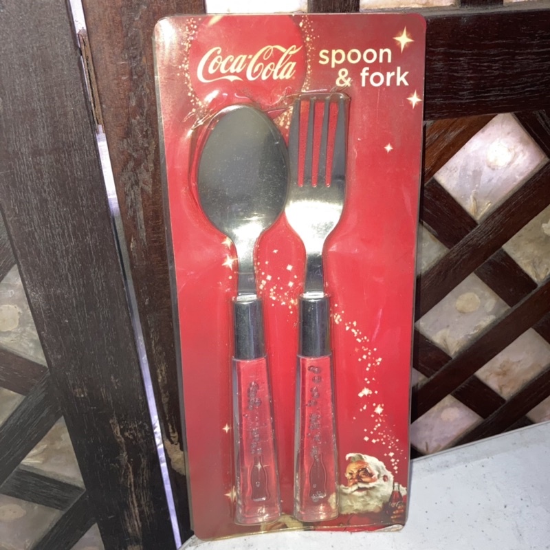 Original Coca-Cola Coke Spoon and Fork | Shopee Philippines