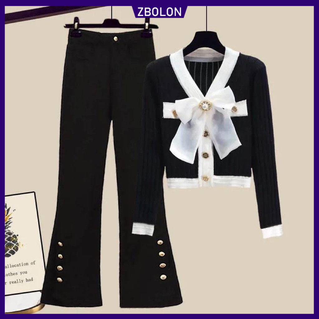 [READY STOCK] Plus Size Women's Clothing Small Fragrance Suit Women