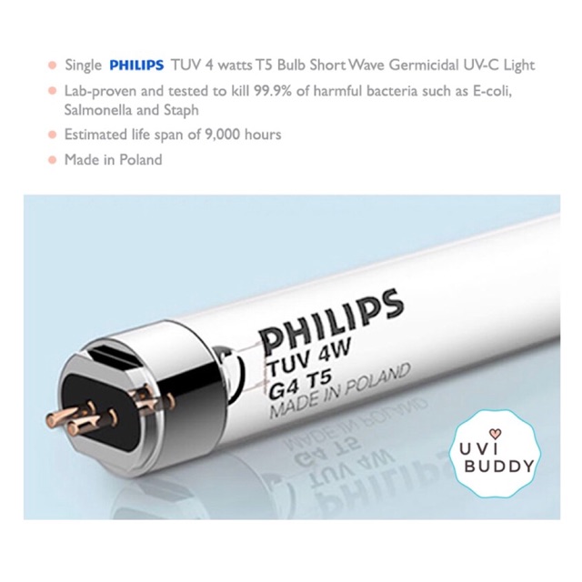 Philips 4w on sale uv lamp