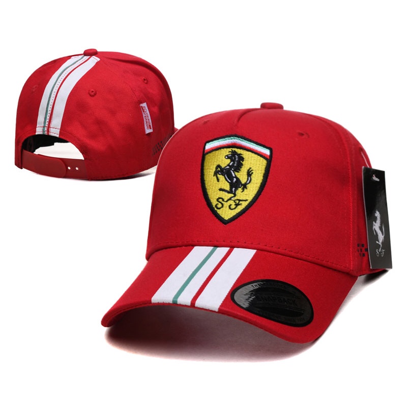 F1 racing Ferrari baseball cap event men's and women's hip-hop hat ...