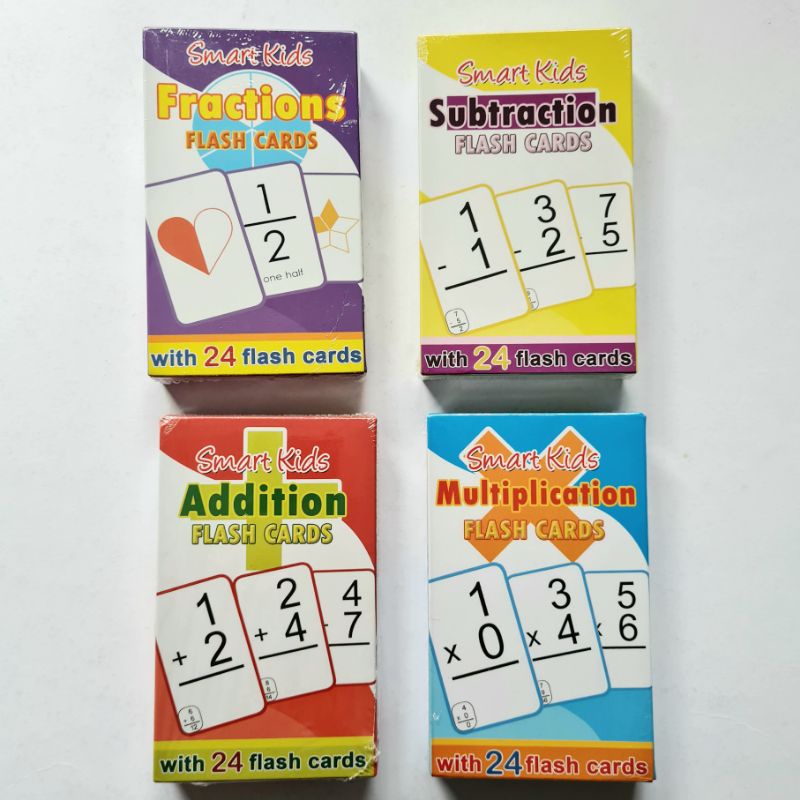 Smart Kids Flashcards Addition, Subtraction, Multiplication and ...