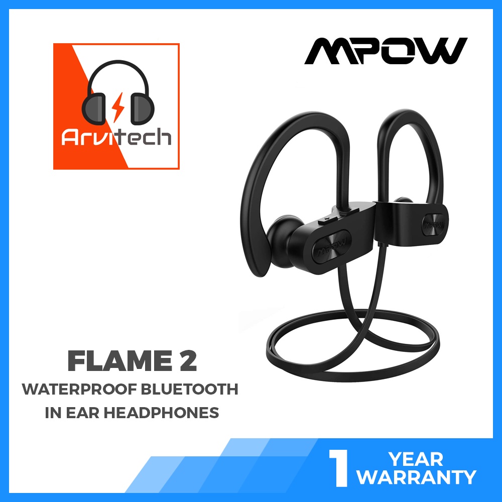 Mpow FLAME2 / Flame 2 WaterProof Bluetooth In ear Headphones | Shopee ...