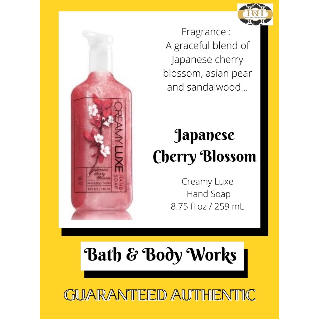 Authentic Bath & Body Works Creamy Luxe Hand Soap Collection Shopee