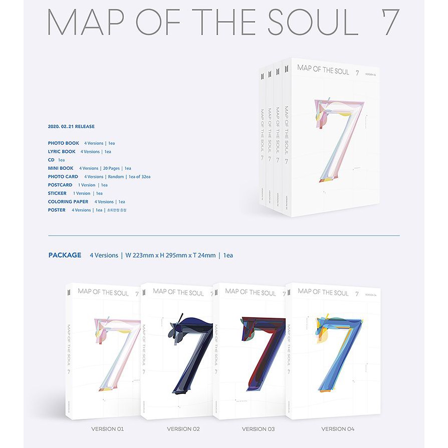 OFFICIAL] BTS MAP OF THE SOUL: 7 (VERSION 2) | Shopee Philippines