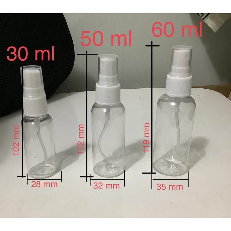 spray bottle 30ml 50ml 60ml | Shopee Philippines