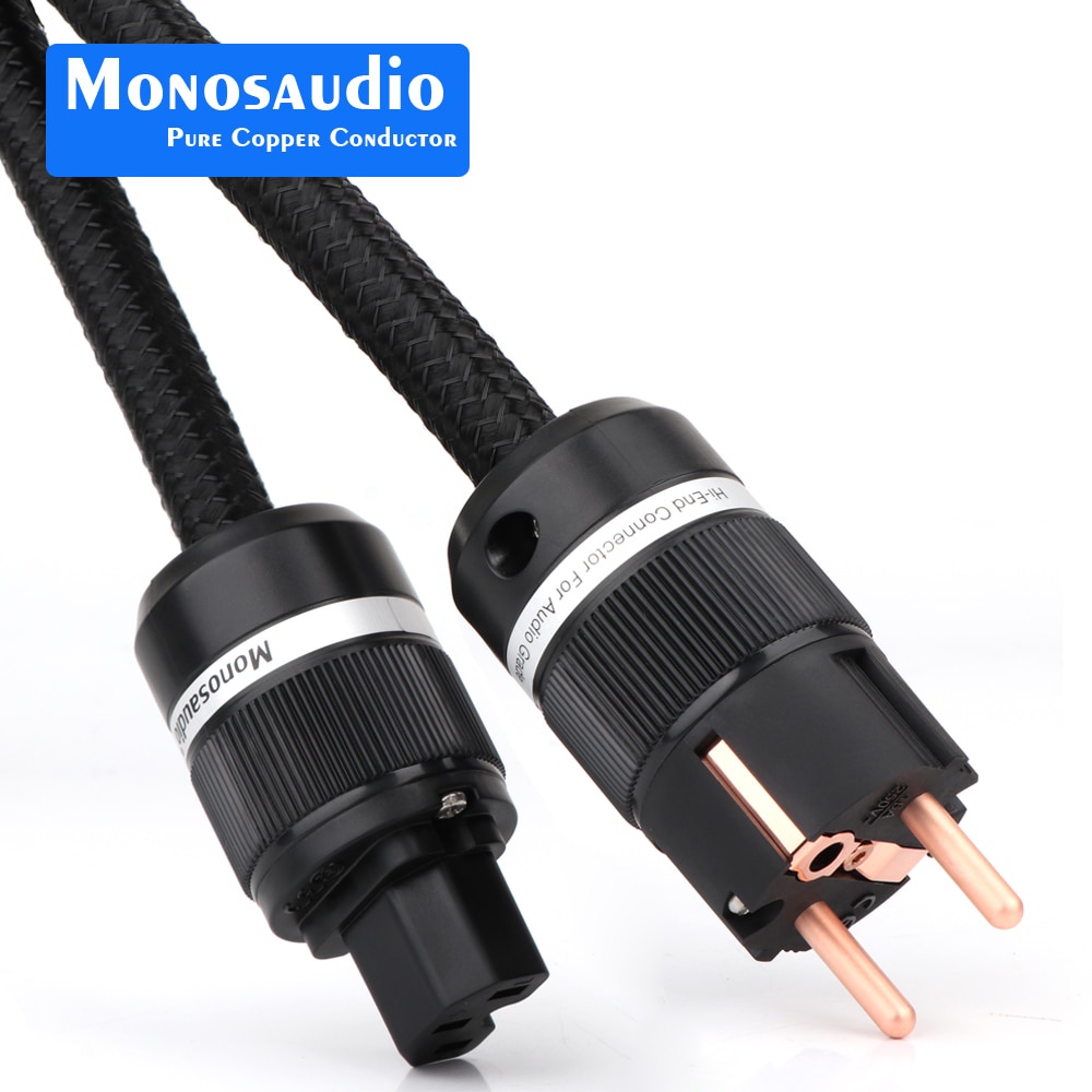 Monosaudio Tsunami Series P903 AC Schuko Power Cable Audiophile AC