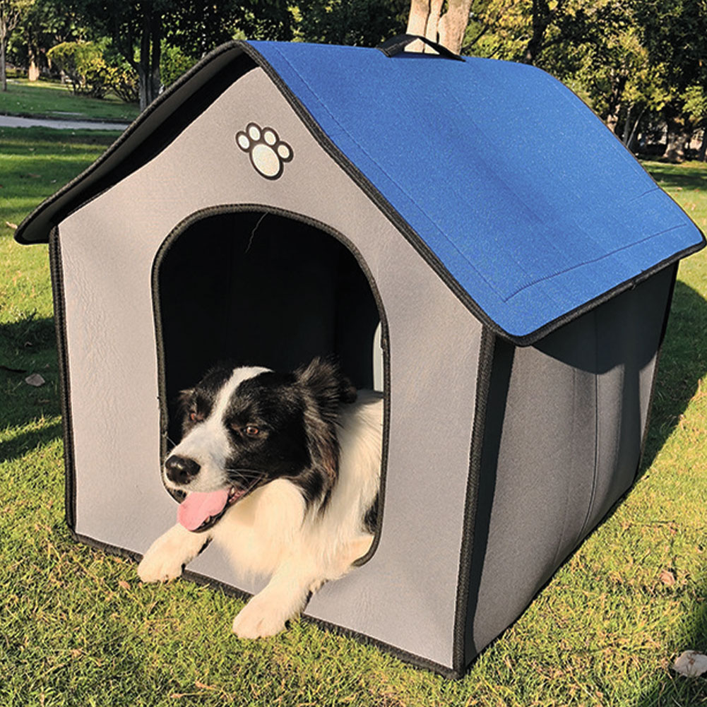 Dog House Kennel Large Foldable Pet House Indoor Outdoor Rainproof