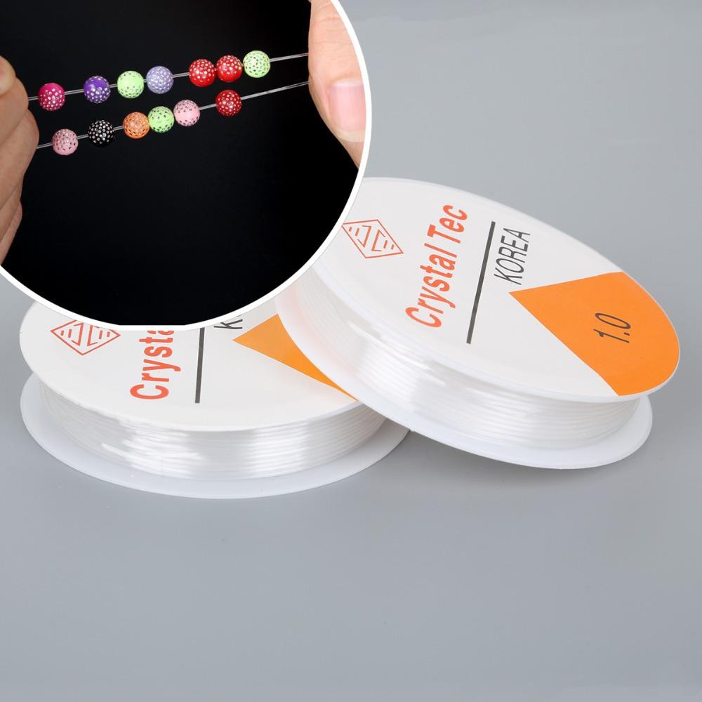 Elastic Crystal Beading Cord String 1mm Stretchable Nylon