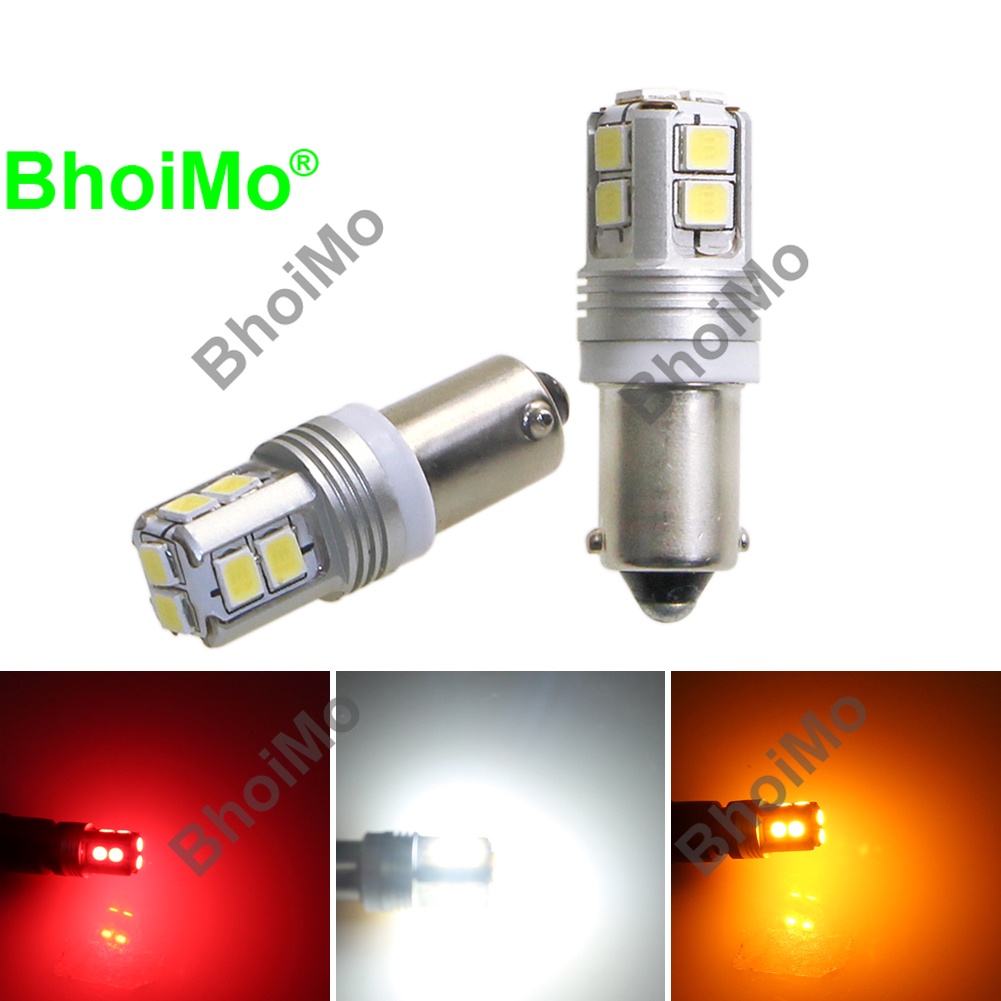 10x Warm White BA9S T4W 1SMD LED Bulbs – 6V, 180 Lumens, For Side Indicator/Dome Light