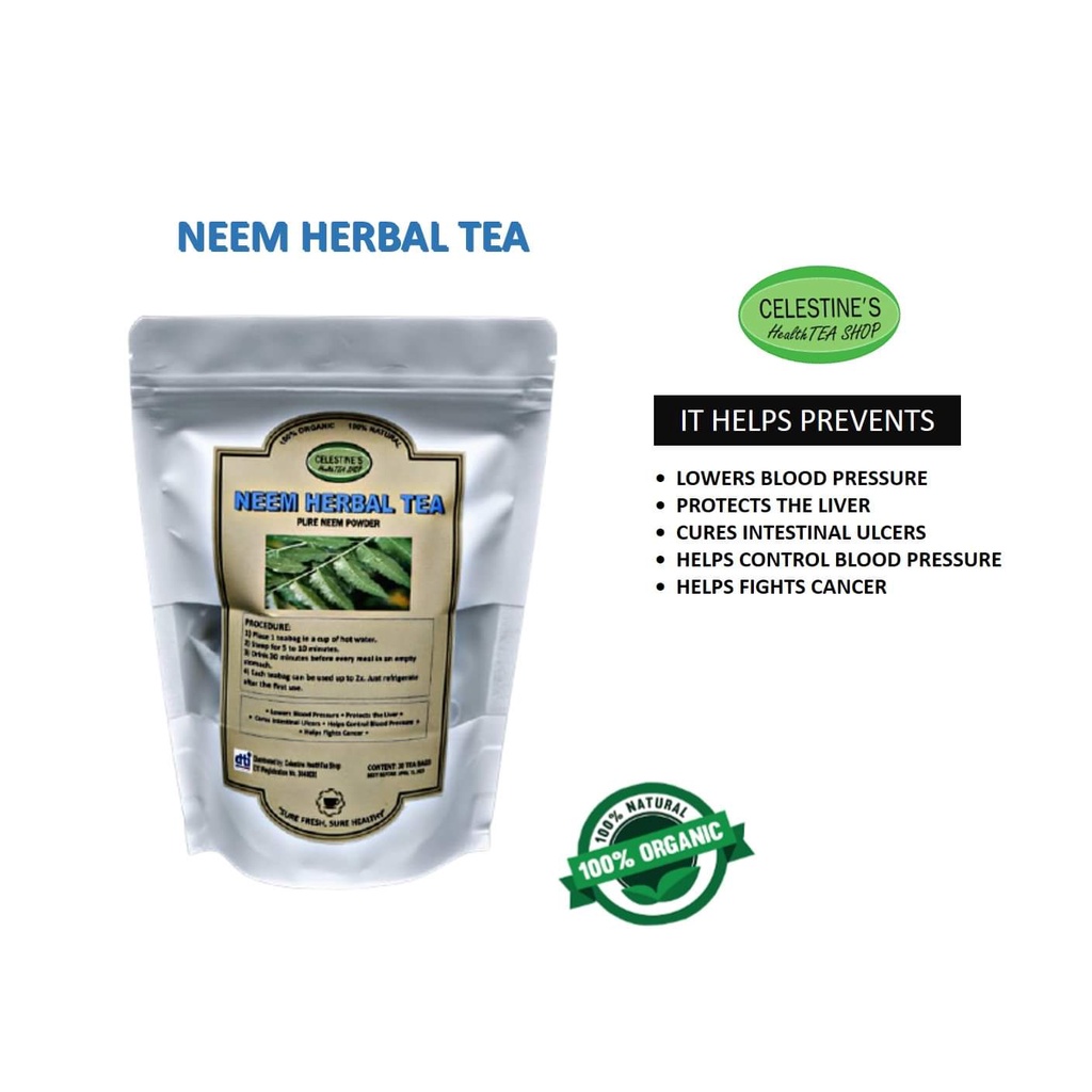 NEEM HERBAL TEA 30 TEABAGS Shopee Philippines