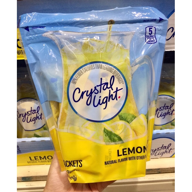 Crystal Light Lemonade/Lemon Iced Tea Drink Mix 16s Shopee Philippines