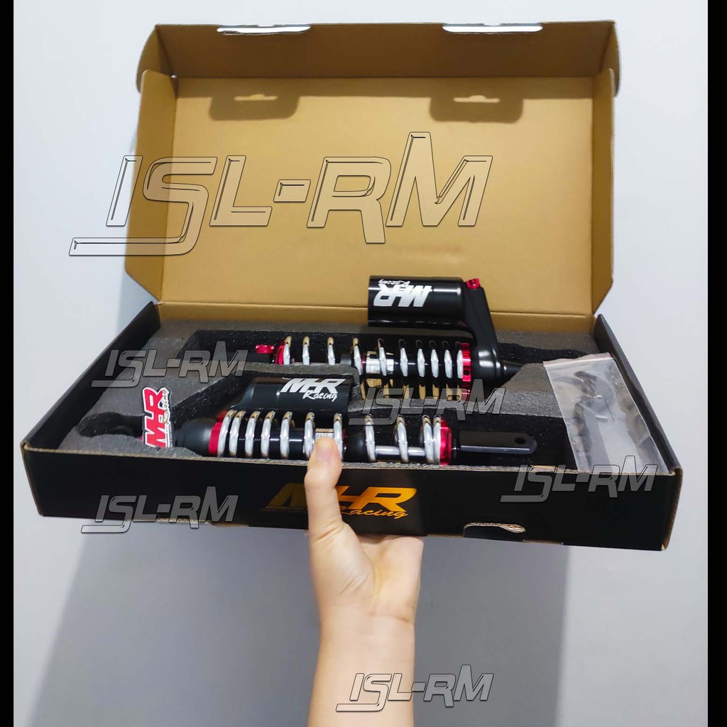 Yamaha Aerox 155 Nmax 155 Rear shock absorber 2pcs with Baso Silver ...
