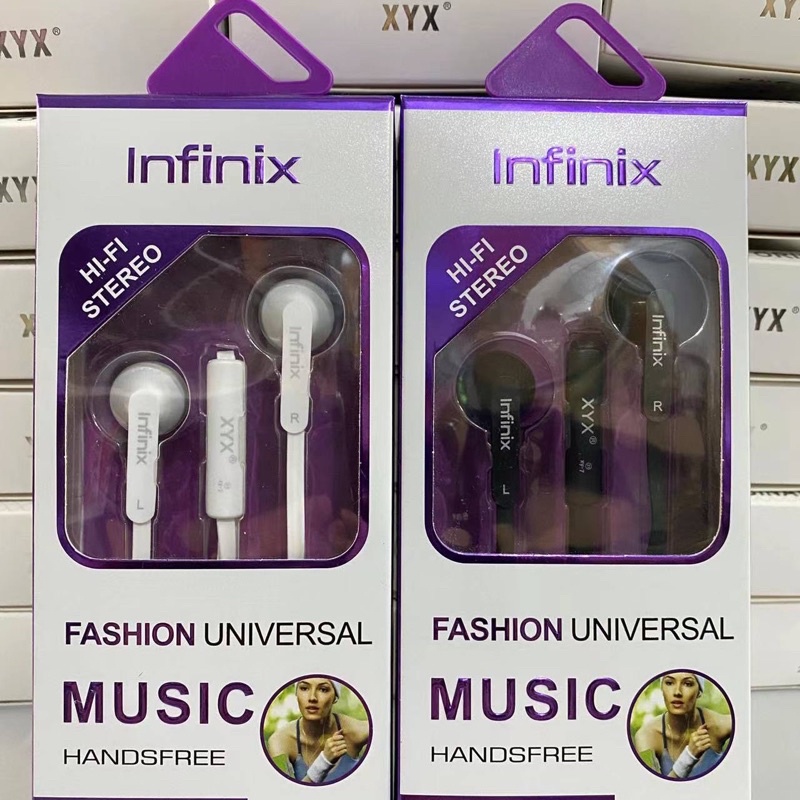 Infinix Brand Univesal Hadset Wired Magnetic Earphone 35mm Bass