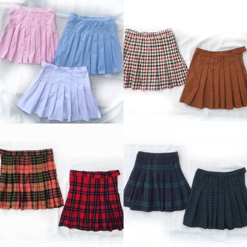 Korean Pleated Skirt Shopee Philippines