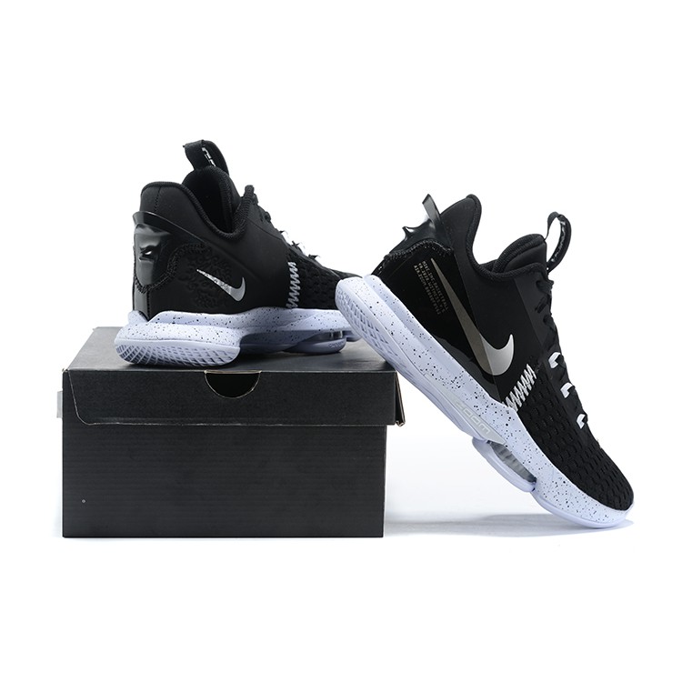 100 Original Nike Lebron James Witness 5 Black White Sports Basketball Shoes for Men Shopee Philippines