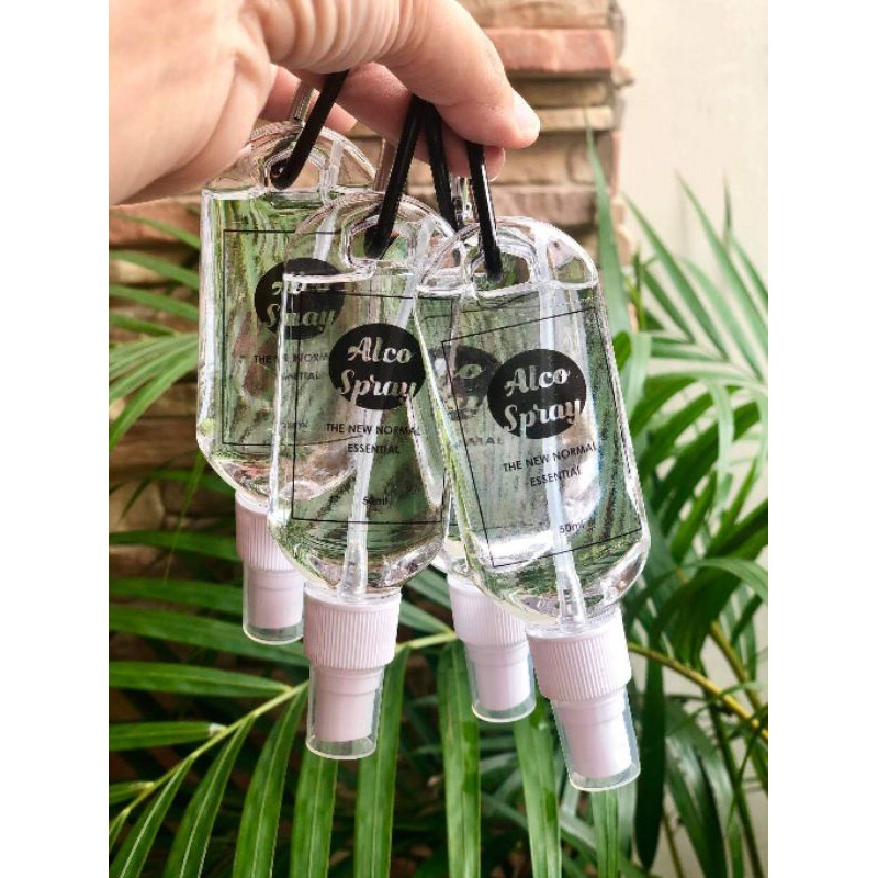 50ml Alcohol Spray Bottle Keychain (with Alcohol) Shopee Philippines