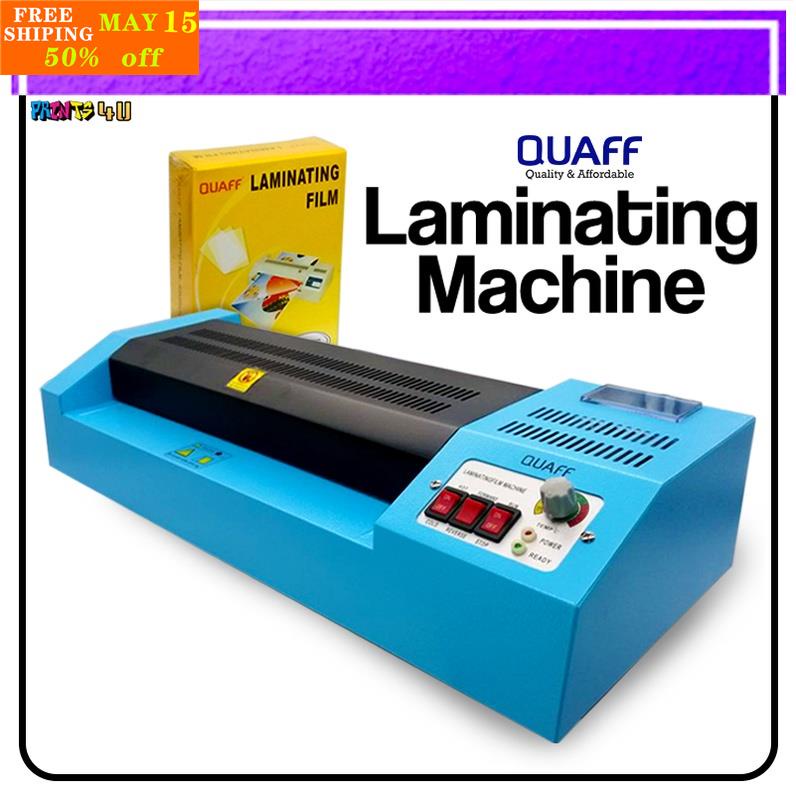 A3/A4 QUAFF Laminator Machine HOT/COLD/REVERSE 220v Heavy Duty