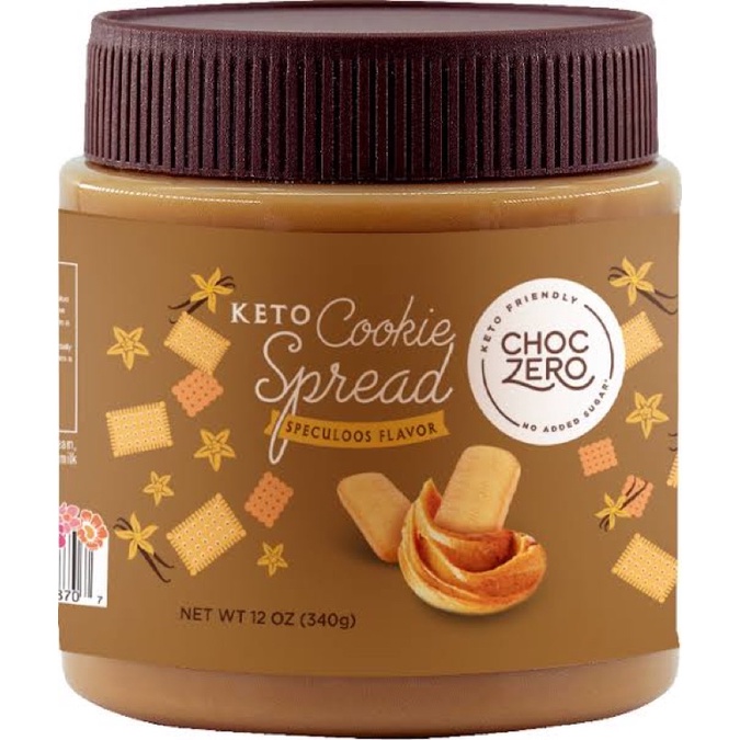 ChocZero Cookie Butter, Cocoa White Chocolate Hazelnut Spread Sugar