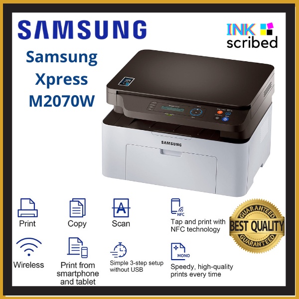 Samsung Xpress M2070W Wireless Compact Monochrome Laser Printer with ...
