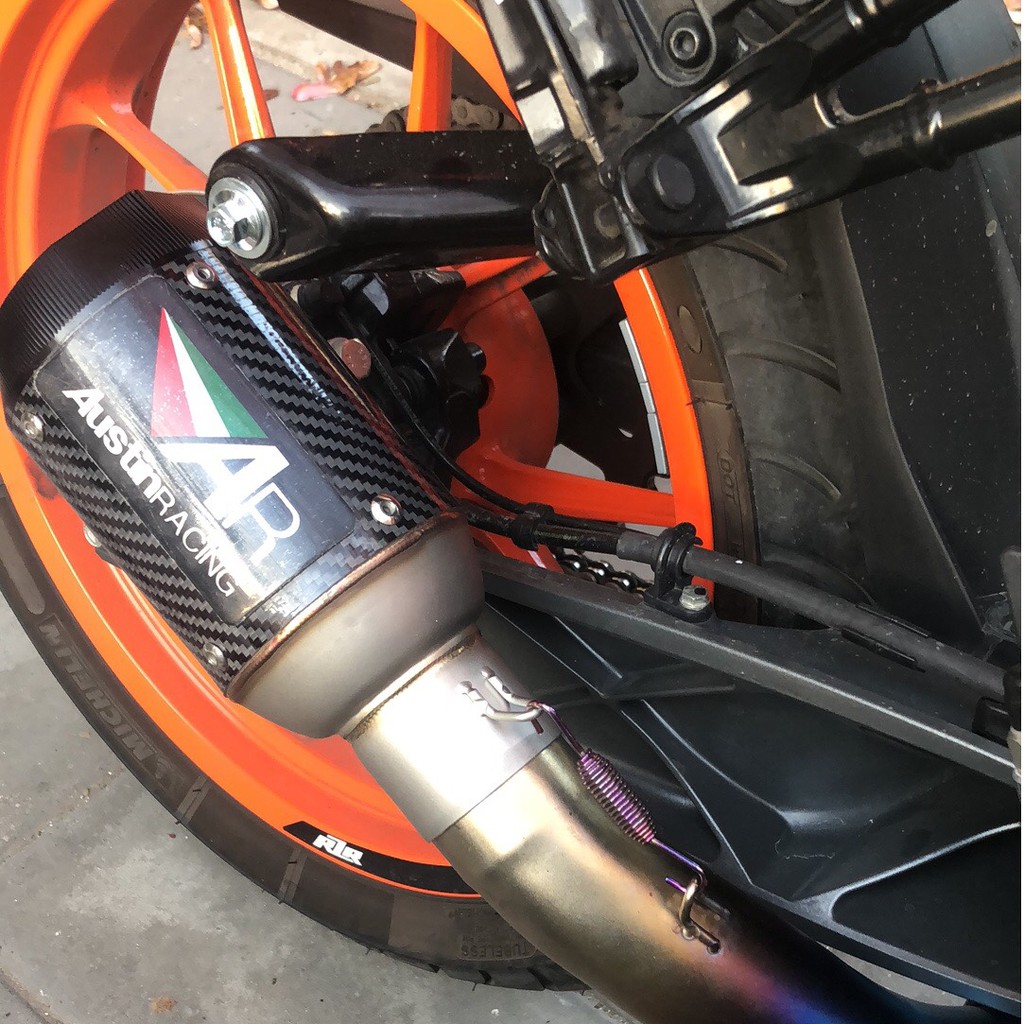 ktm rc390 austin racing etc 2.0搭載（51mm Slip On Universal 